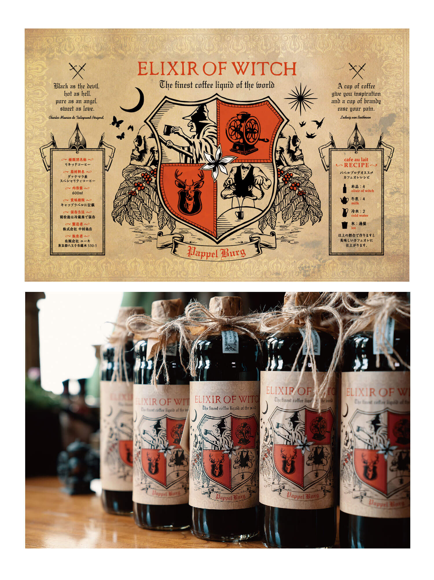 WORKS Cient, PAPPEL BURG 商品ブランディング パッケージデザイン